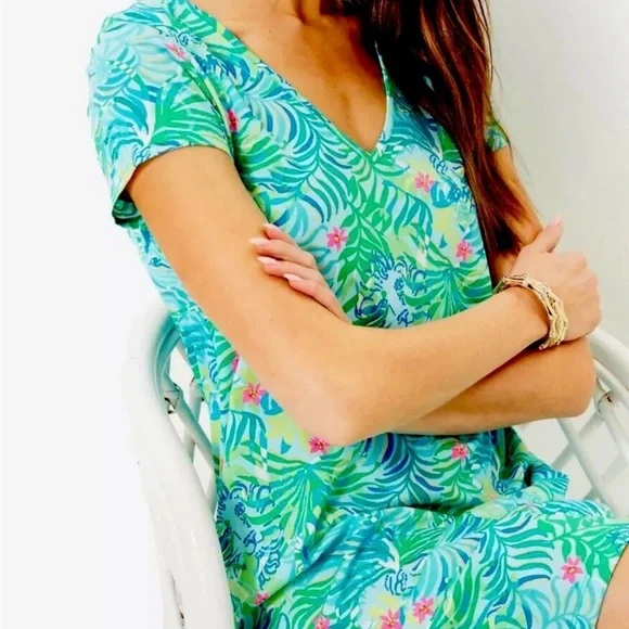 Lilly Pulitzer NWOT Etta Frond Dress Size XXS - Picture 5 of 11